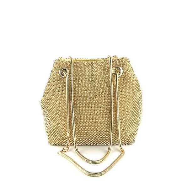 Cute Gold Rhinestone Purse - Picture 5 of 5